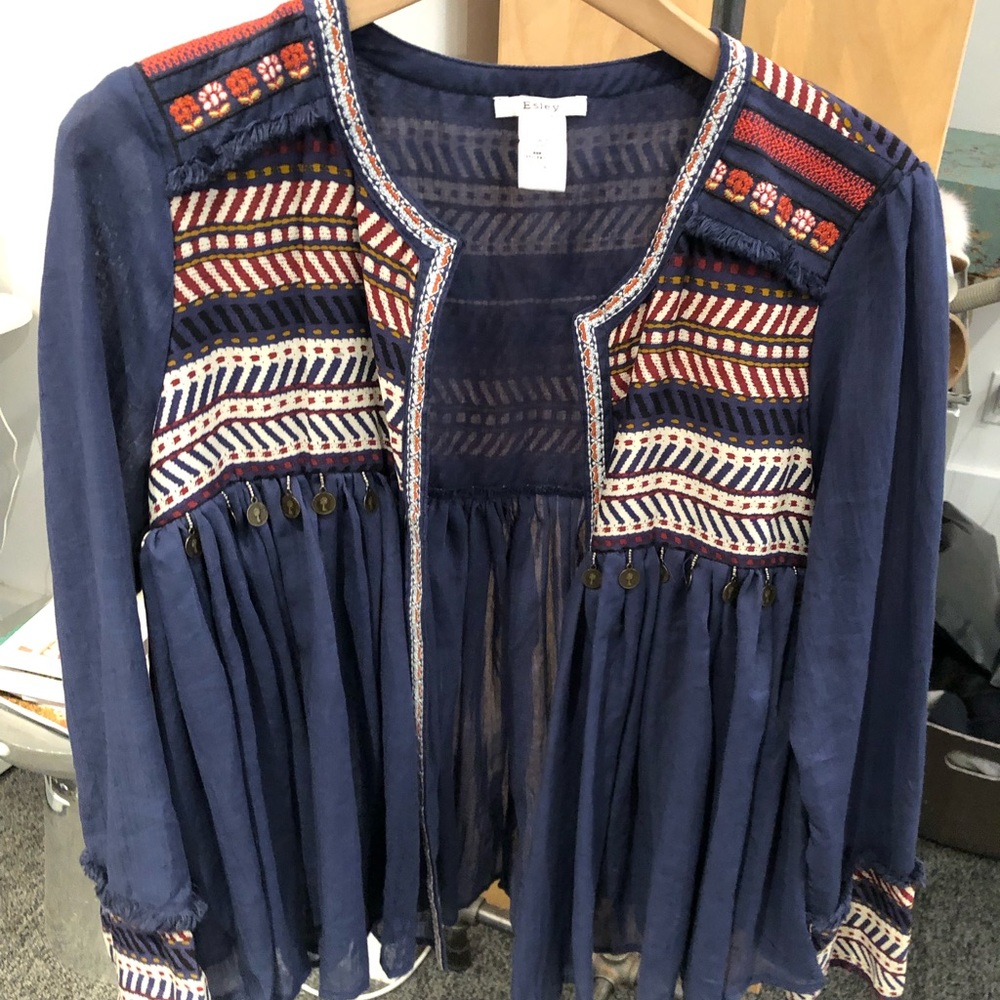Light weight open jacket